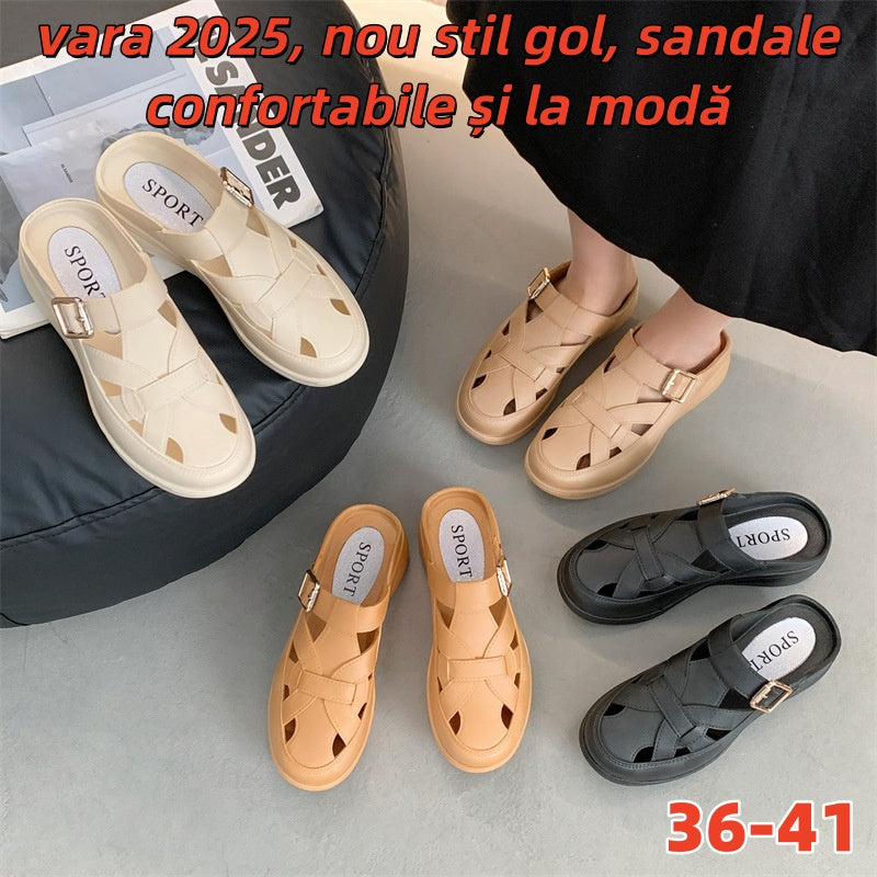 💟【36-41】 vara 2025, nou stil gol, sandale confortabile și la modă_3960510